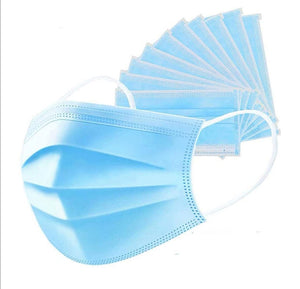 50 PCS Filter 3-ply Disposable Face Mask